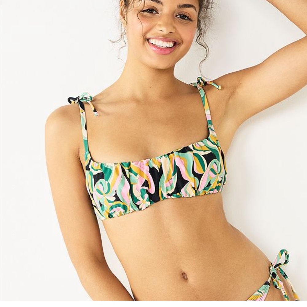 Ninety-nine Multicolor Patterned Bikini Top size XXL